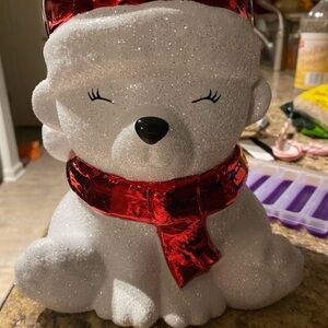 Bath & Body Works Red Candle Holder